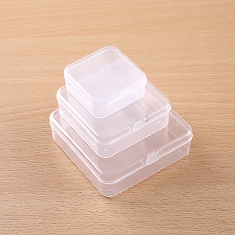 2pcs Caja De Plástico Pequeña Caja De Almacenamiento - Temu