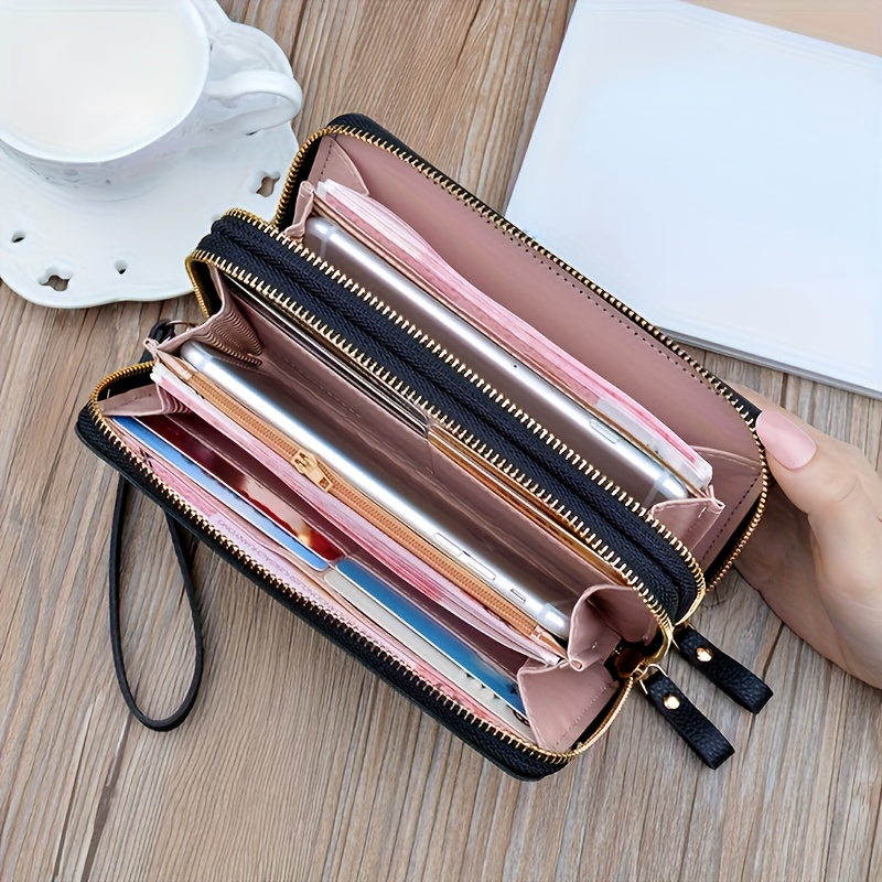 Women's Trifold Quilted Wallet, Long Coin Purse, Classy Clutch Handbag With  Wipper Cash Wallet, Card Organizer - Temu Japan