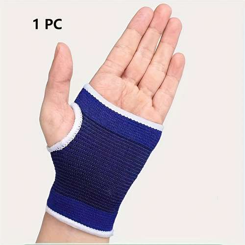 1/2pcs Hand Wrap - Breathable Sweat-absorbing Knitted Palm Sleeve Wrist Brace Hand Protection Support For Men And Women, Suits For Outdoor Sports Running Cycling Badminton Basketball