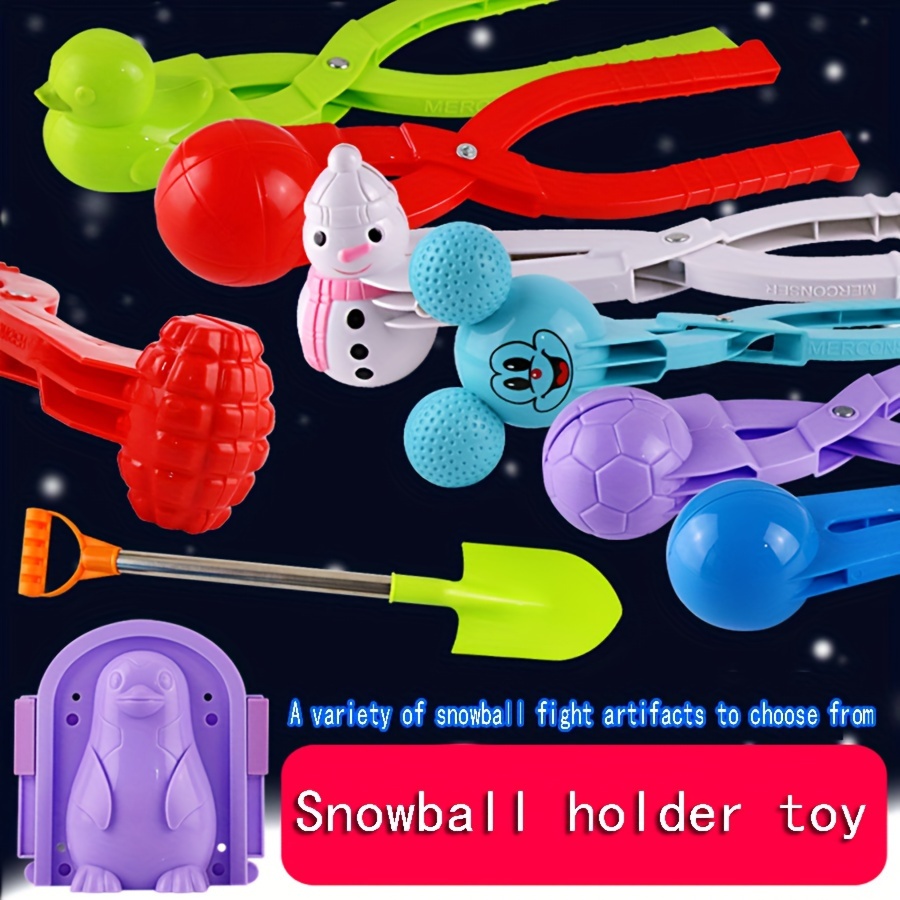 13 Pcs Snowball Maker Tool, Snow Toys Kit for Kids, Snow Molds Toy Kit with
