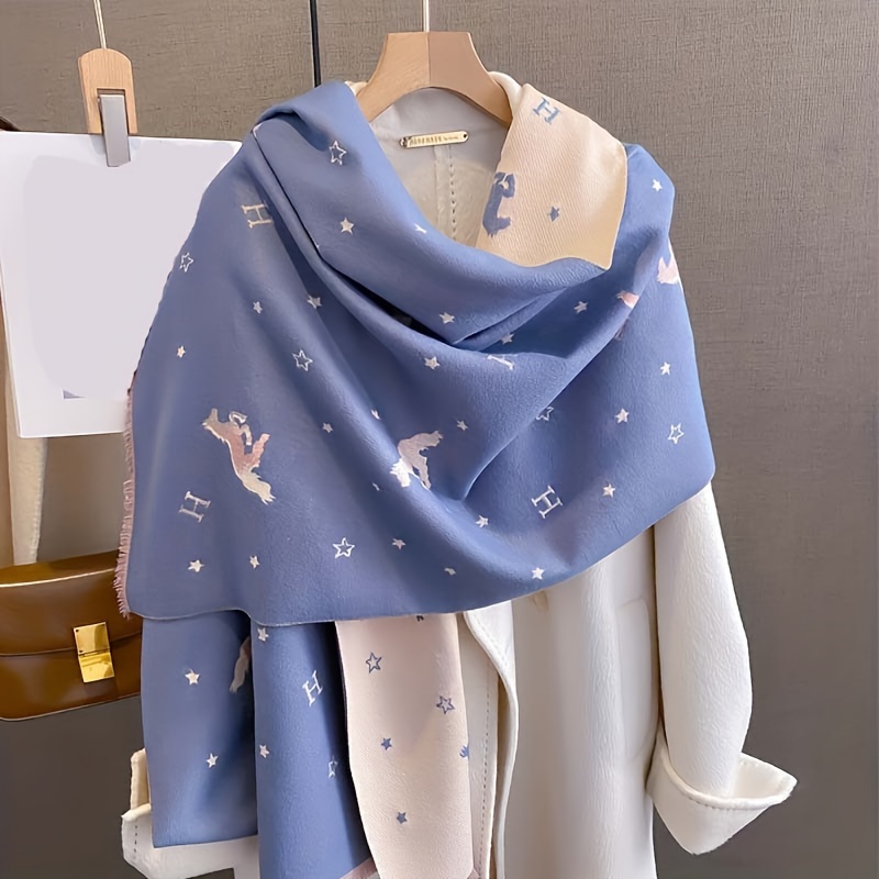 star pattern scarf