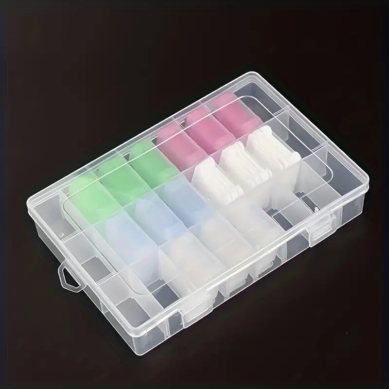 Embroidery Thread Organizer Set 24 Compartment Embroidery - Temu