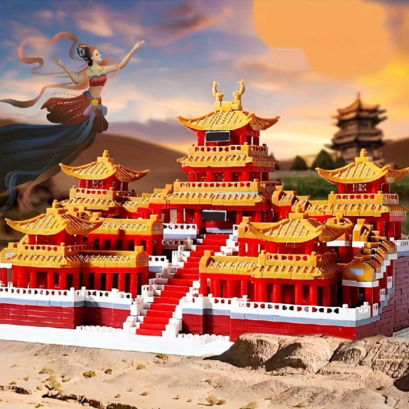 I built a pagoda palace out of the new blocks