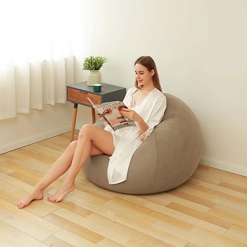 Portable Air Sofa Inflatable Sofa Home Camping, Comfortable Bean Bag Chair