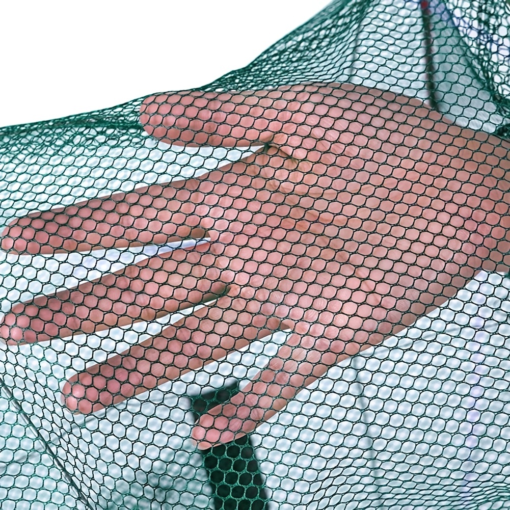 Ycolew Foldable Nylon Fishing Net Baits Catch Crab Fish Crawdad Shrimp  Minnow Mesh Cage Fishing Bait Trap Cast Network Fish Net 