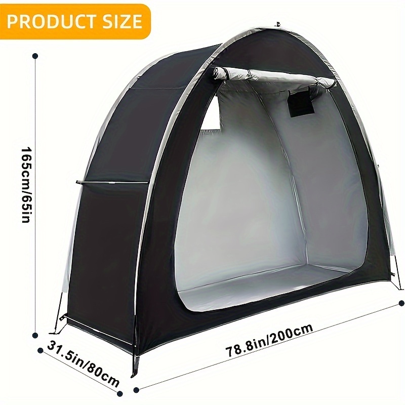 Bicycle on sale tent storage