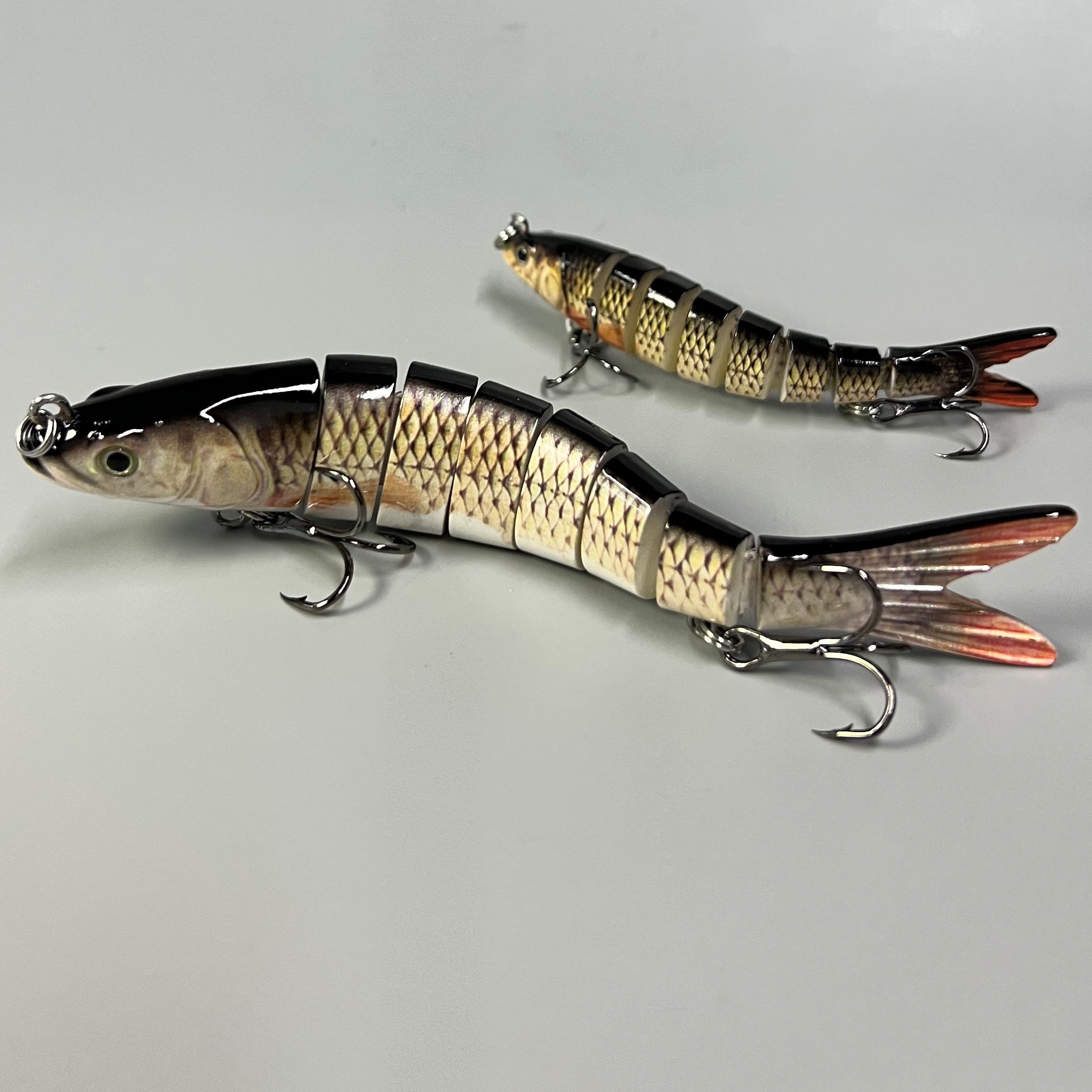 3 Piezas Conjunto Señuelos Pesca Lubina: Cebo Baño Realista - Temu Chile