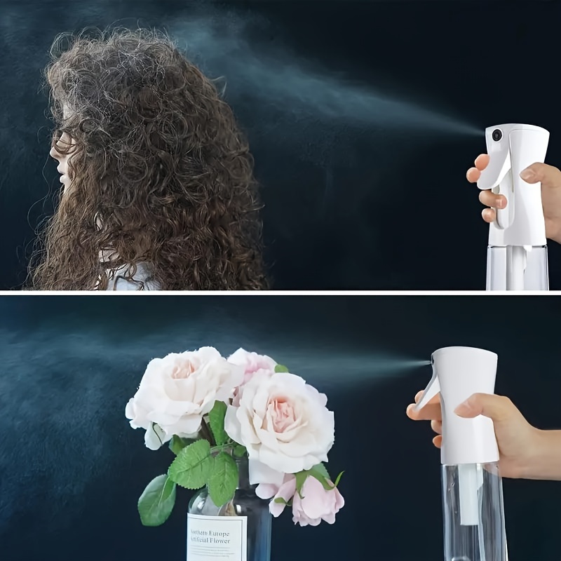 Vaporisateur pour cheveux, brume d'eau continue à gâchette pour coiffure,  plantes, nettoyage : : Beauté et Parfum