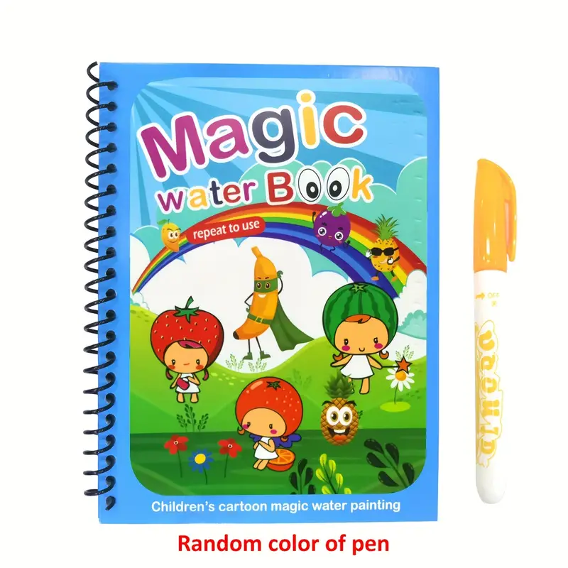 Magic Water Drawing Book: Sensory Early Education Toys For - Temu