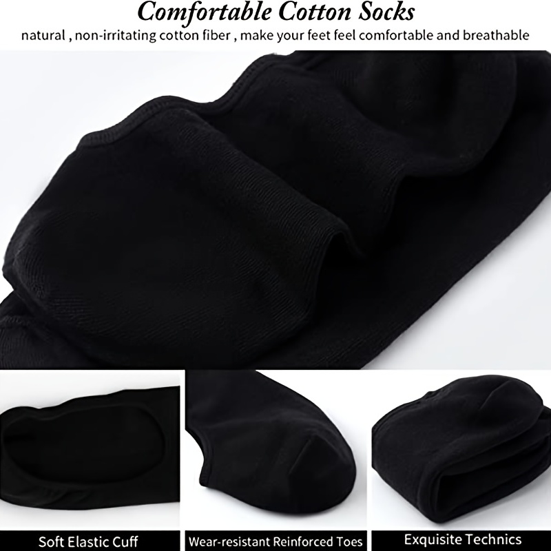 JORMATT Calcetines invisibles para hombre, mocasines de corte bajo,  calcetines de algodón casuales con agarres antideslizantes