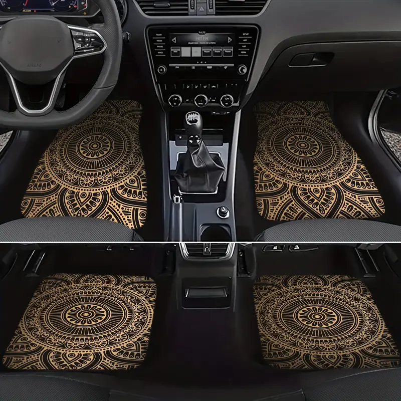 Car Floor Mats Universal Car Floor Mats Carpet No Resbaladizo Duradero  Universal Vehículo Todo el Año Alfombras de Coche Fáciles de Limpiar