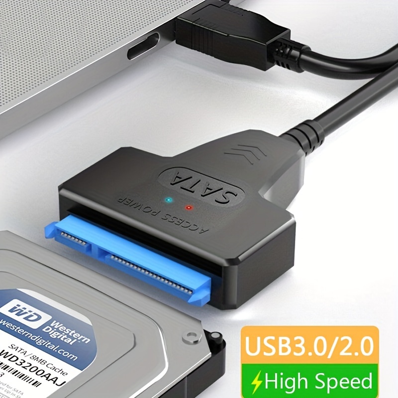 Cable Adaptador Sata a USB 3.0 de 6Gbps, para HDD y SSD de 2.5” –  ELECTRÓNICA GUATEMALA OXDEA