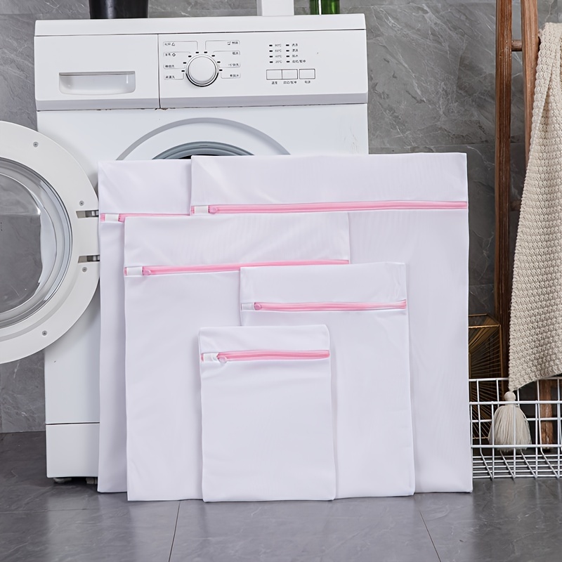 Transparent Mesh Laundry Bag Thickened Washing Machine - Temu