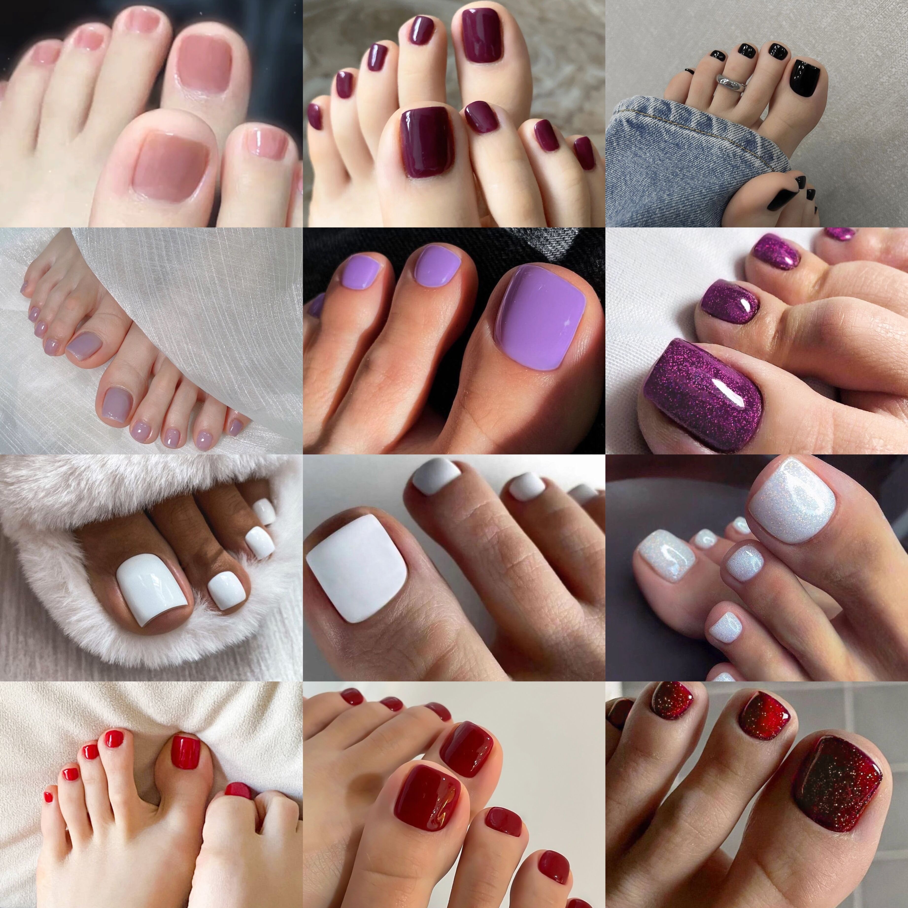 19 Cute Toe Nail Designs For Winter - Styleoholic