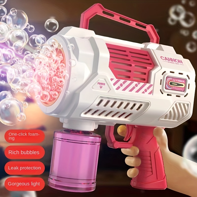  Bubble Gun Bazooka Bubble Machine 32 Hole Rich Bubbles