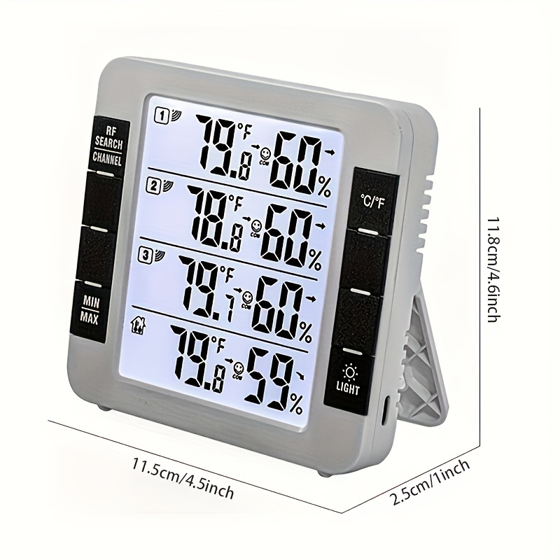 Thermomètre Intérieur et Extérieur, Thermomètre sans Fil Numérique