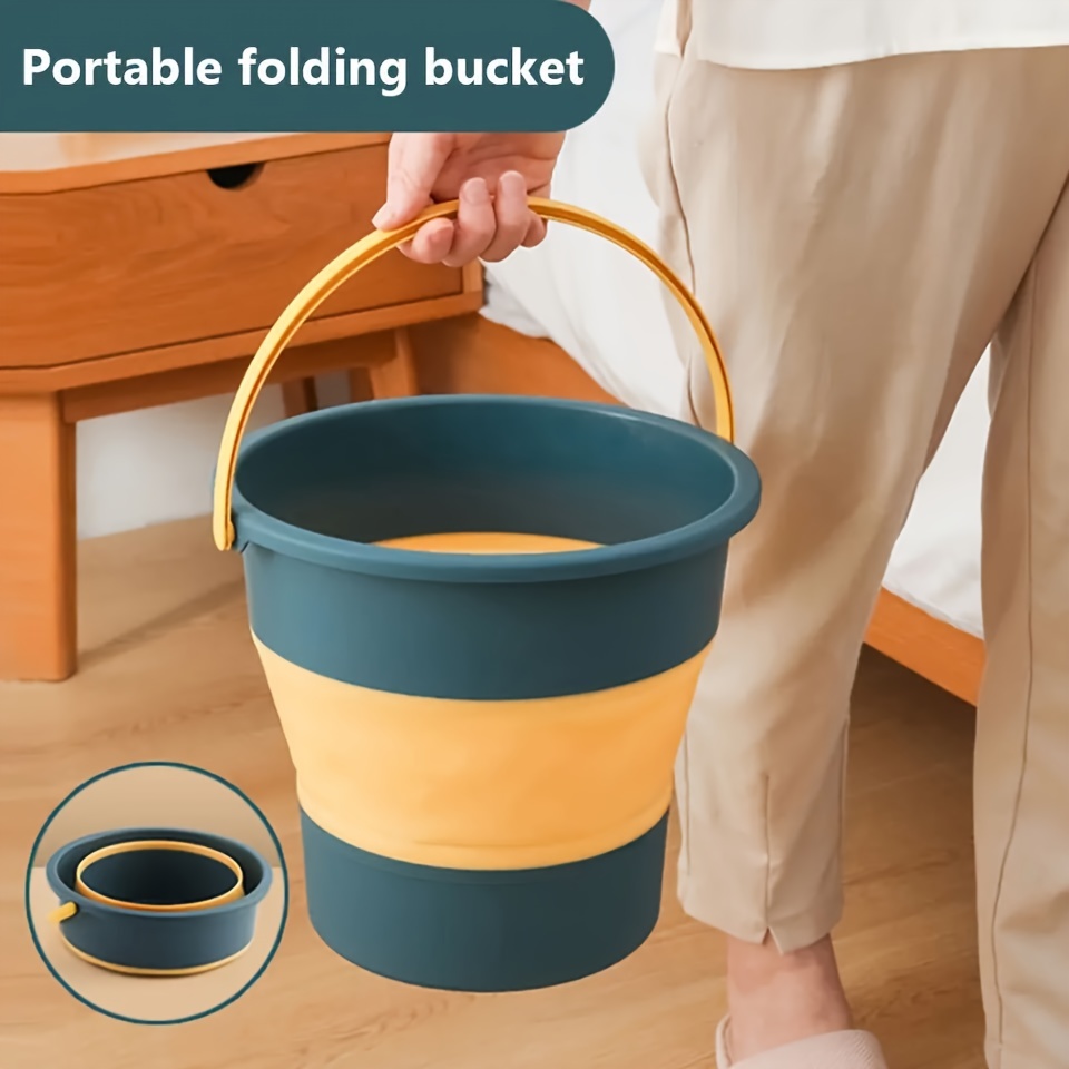 Heavy Duty Small Bucket with Lid - 2pcs Heavy Duty Cleaner Container - 1.32  Gallon (5L)