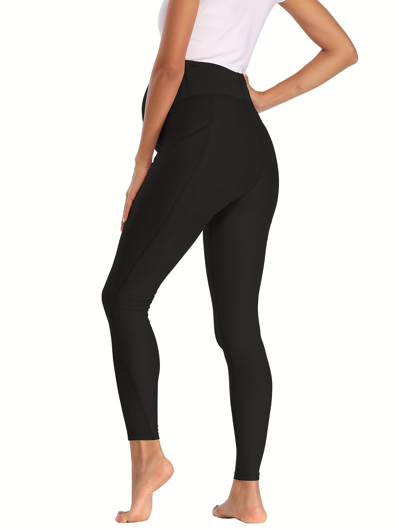 Comfy Stretchy High Waist Tummy Support Maternity Yoga Pants - Temu