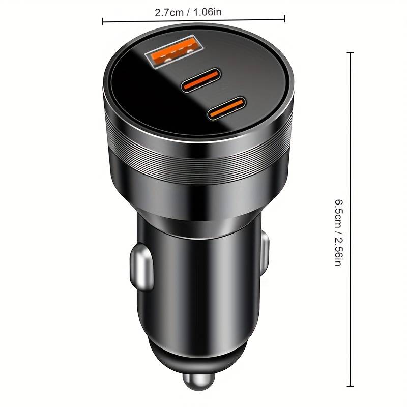 Car Charger Fast Charge,66W SCP/QC3.0 Cell Phone Charger,Cigarette