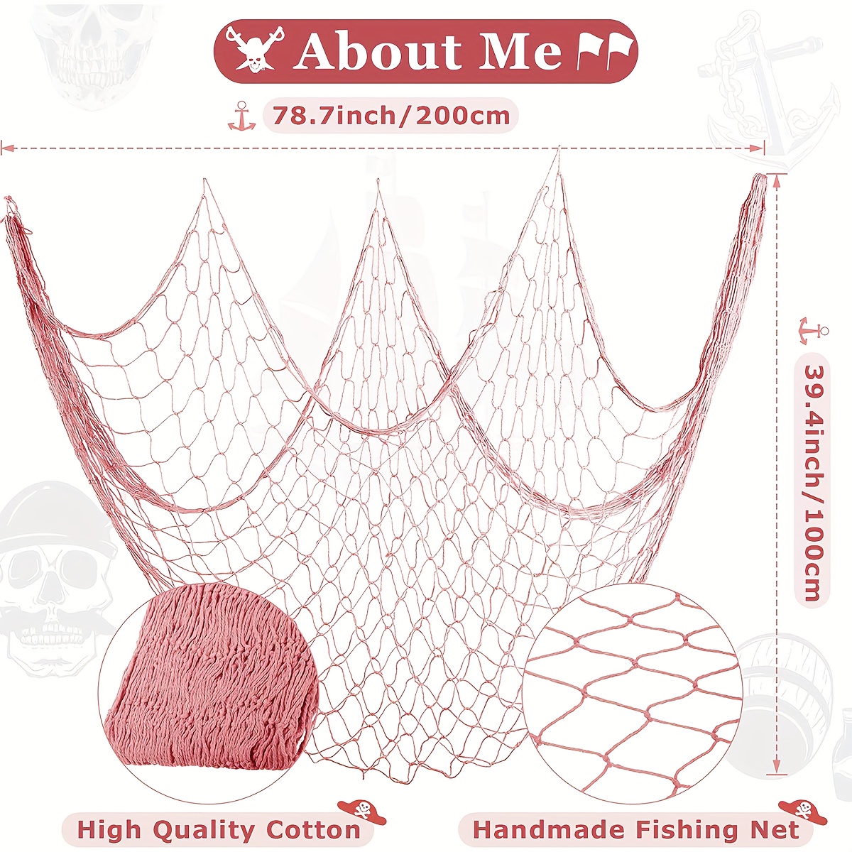 Crochet Fishing Net Wall Hanging - Beachy Decor Pattern
