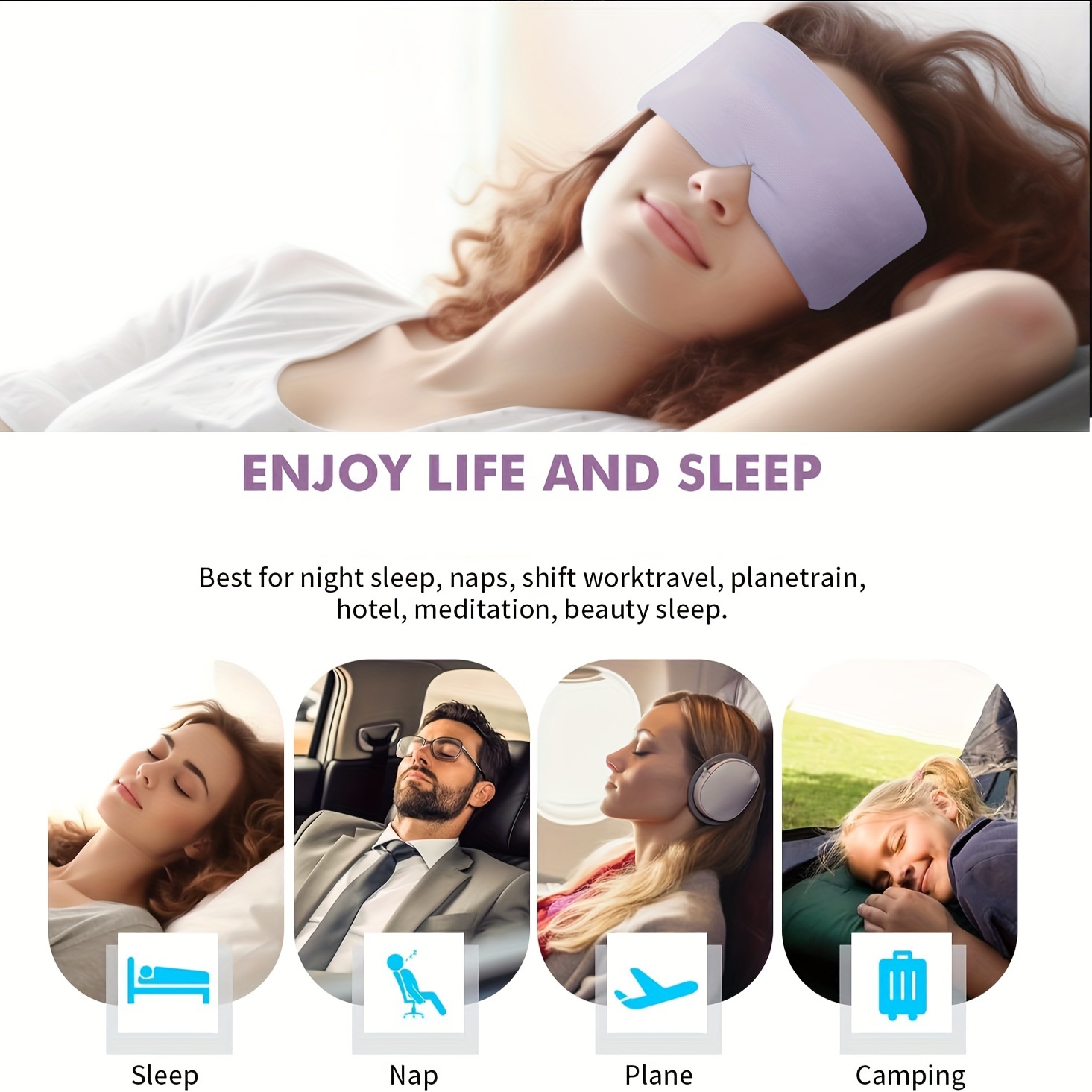1 pc Sleeping Eye Mask, Packaging Size: 50 gm at Rs 45/piece in Jaipur