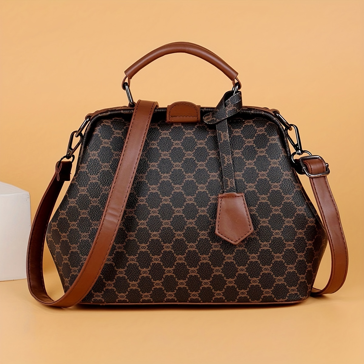 Bolso de maquillaje Louis Vuitton en lona recubierta de cuadros