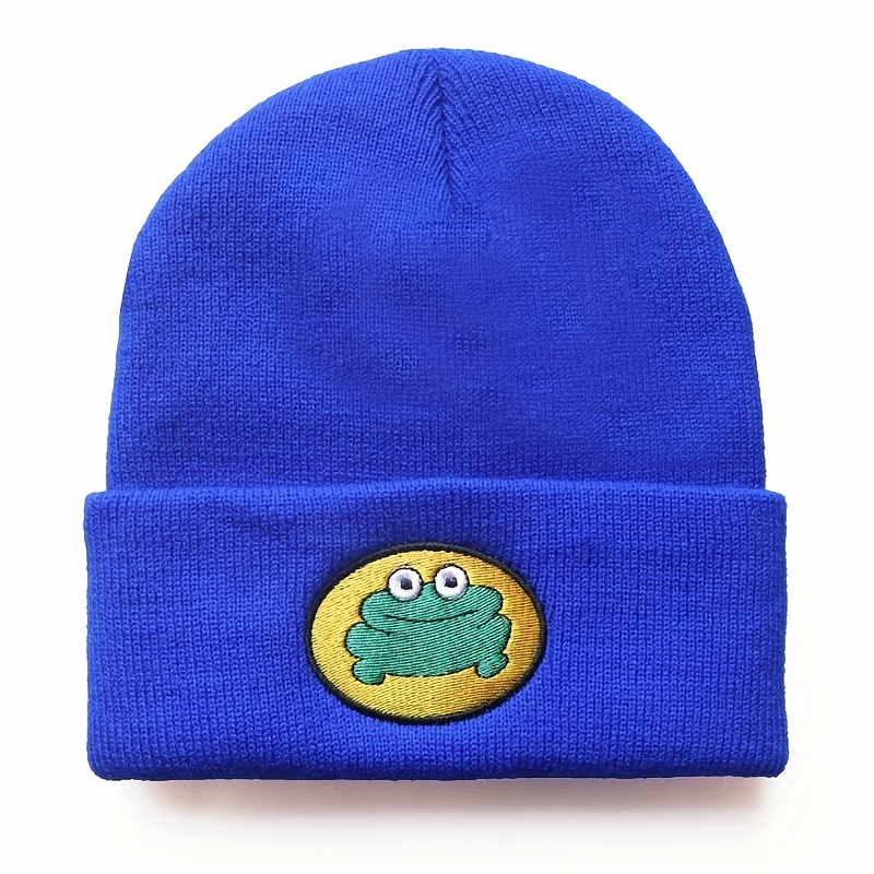 Fashionable Ear Protection Windproof Knit Beanie Hat With Animal