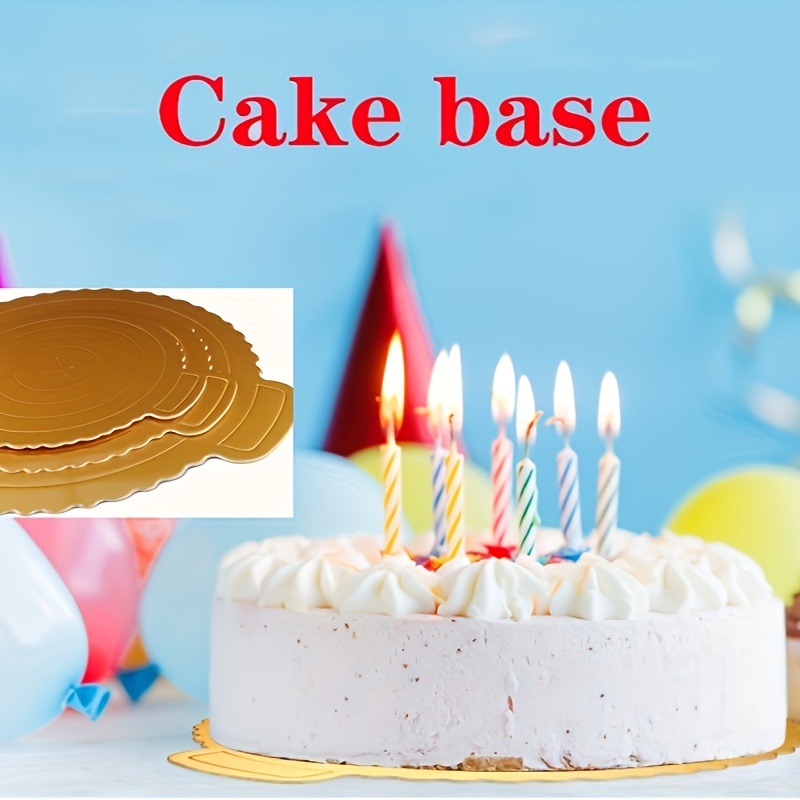 Décoration de gâteau comestible ronde prédécoupée pour