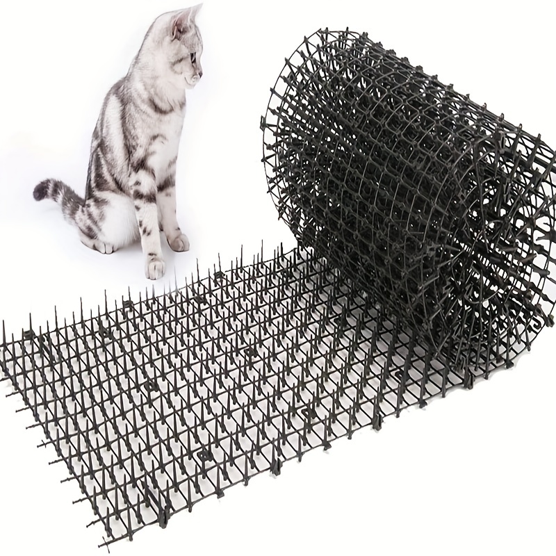 Katzenabwehrmatte Mit Stacheln, Kunststoff-Katzenabwehrstacheln,  Anti-Katzen-Dornen-Pad Für Den Außenbereich, Wand-Katzenstacheln