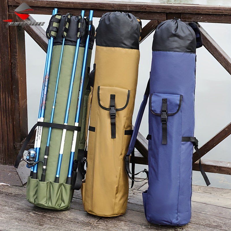 Fishing Rod Hard Shell Case, Portable Fishing Rod Case, EVA Shockproof Hard  Shell Fishing Pole Reel Gear Storage Bags Organizer for Outdoor