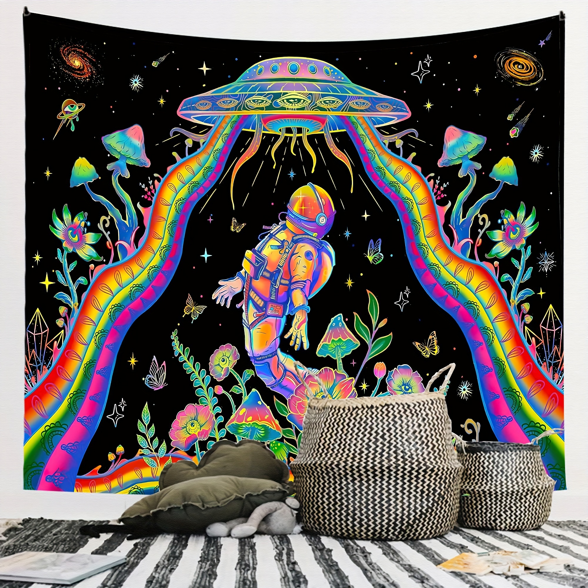 Alien Printed Tapestry Wall Hanging Decoration Home Decor - Temu