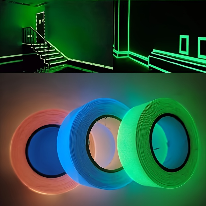 Schwarzlicht-klebeband-sets, 6 Farben, Neon-gaffer-stoffband,  Fluoreszierendes Uv-schwarzlicht-klebeband Im Dunkeln Für Uv-partys (0,6  Zoll X 16,5 Fuß) - Büro- Und Schulbedarf - Temu