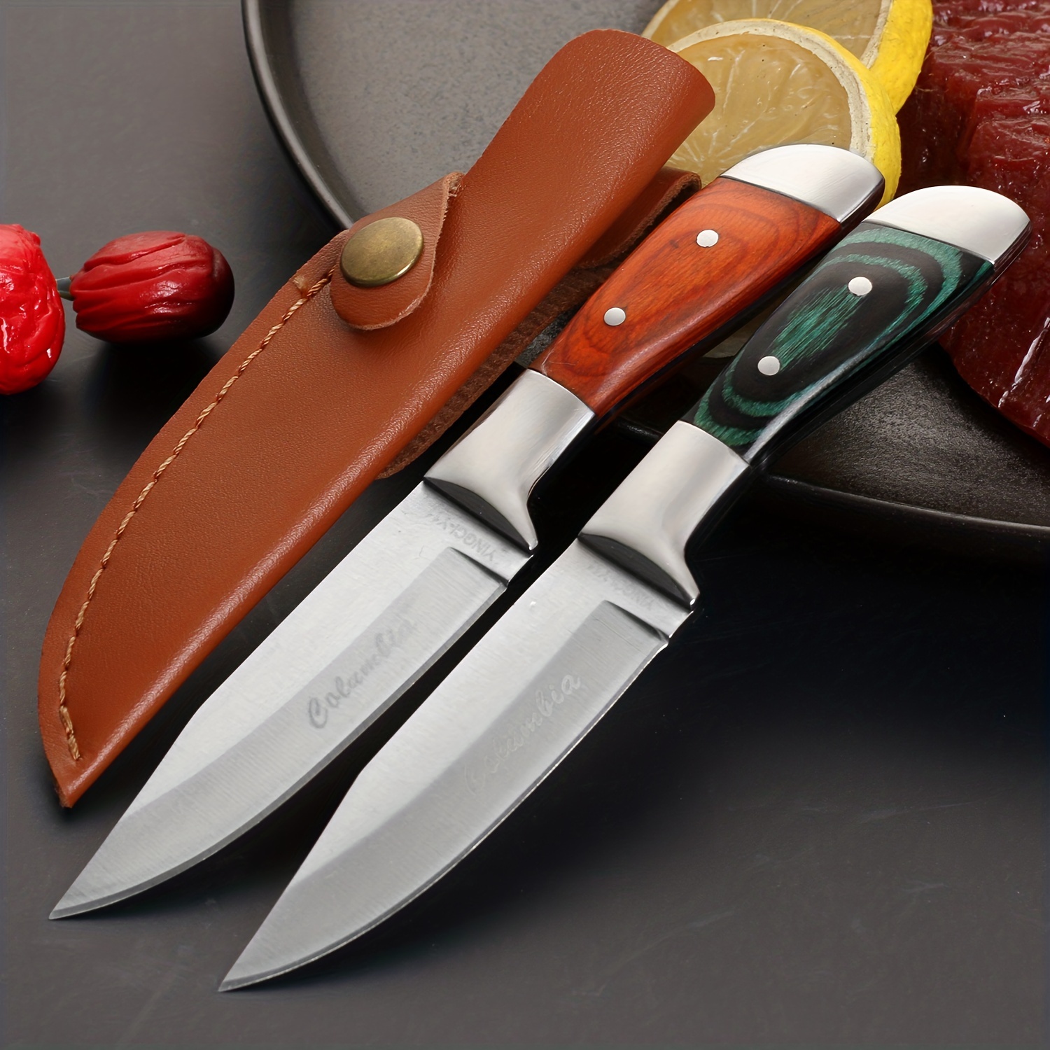 Portable Stainless Steel Fruit Knife Perfect For - Temu