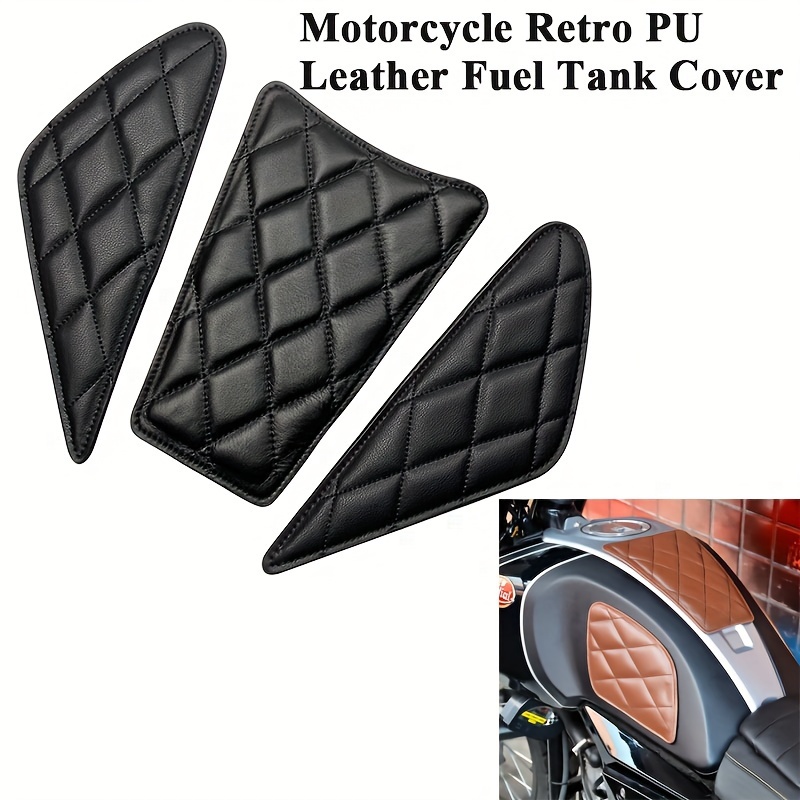 Generic Fuel Tank Bra Shield PU Leather For Harley Touring @ Best