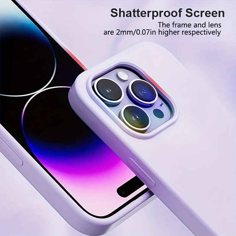 for iPhone 11 12 13 14 PRO Max Case Liquid Silicone Gel Rubber Phone Cover  Soft Microfiber Cloth Lining Cushion Back Cover Cases Cell Phone TPU Case -  China Phone Case and