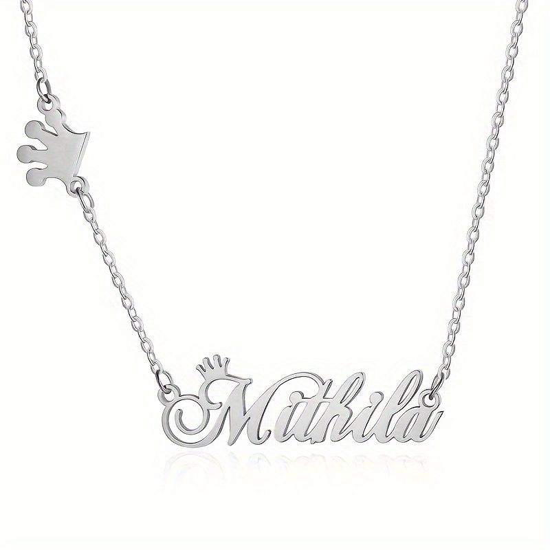 Name necklace in on sale cursive