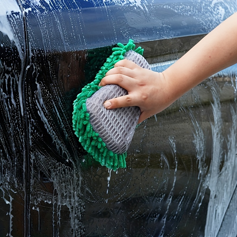 Grande spugna per lavaggio auto schiuma a nido d'ape pulizia spazzola per  lavaggio spugne auto ad alta densità pulizia strumenti per auto spugna