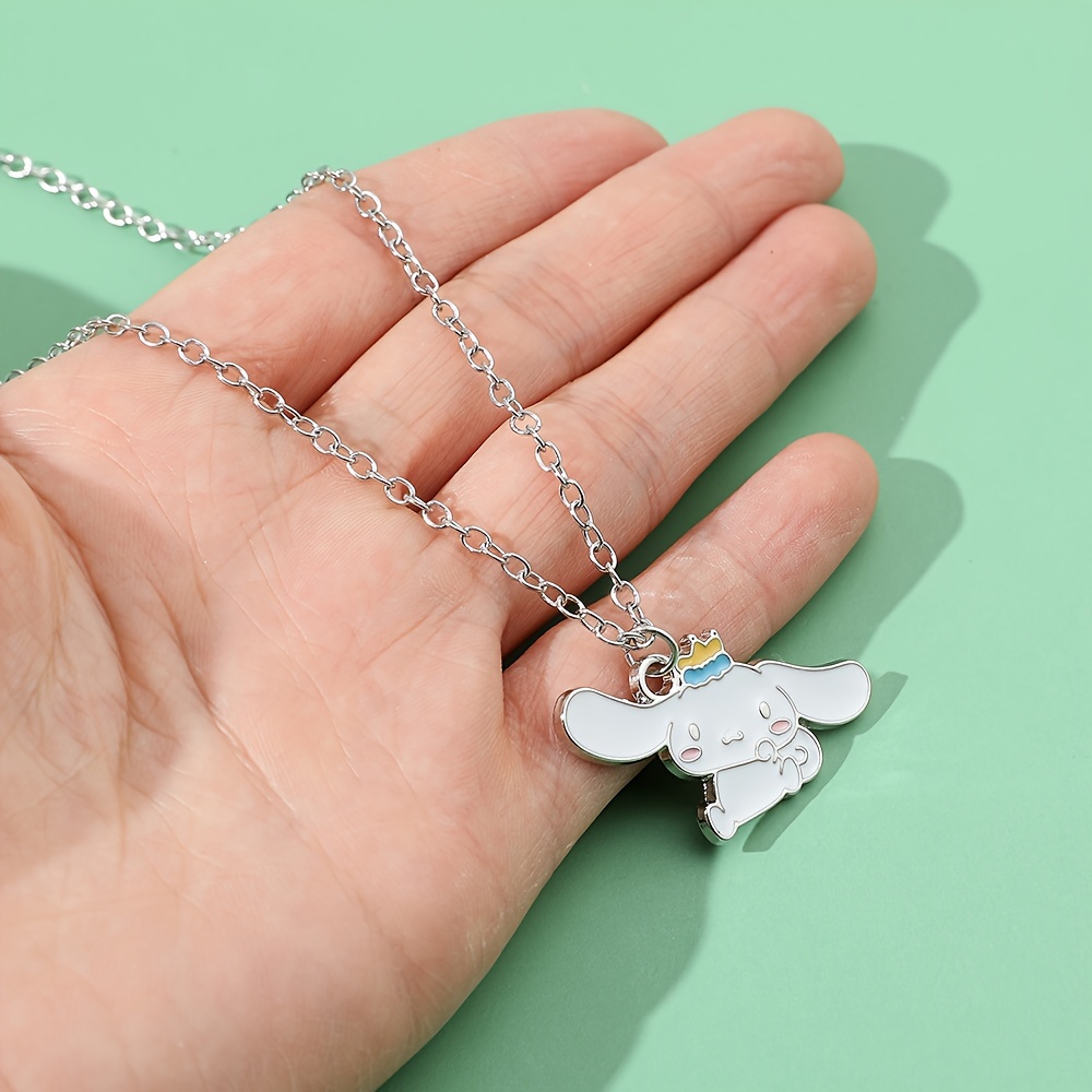 1pcs Sanrio Necklace Cinnamoroll Cartoon Pendant Tassel Necklace Birthday  Gift Kawaii for Girlfriend Neck Chain Jewelry Gift