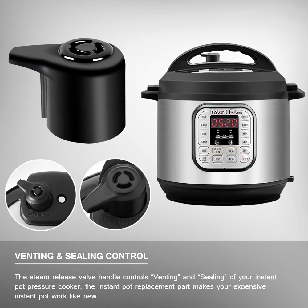 Steam Release Diverter Instant Pot 360 Rotation Pressure Cooker 1 black