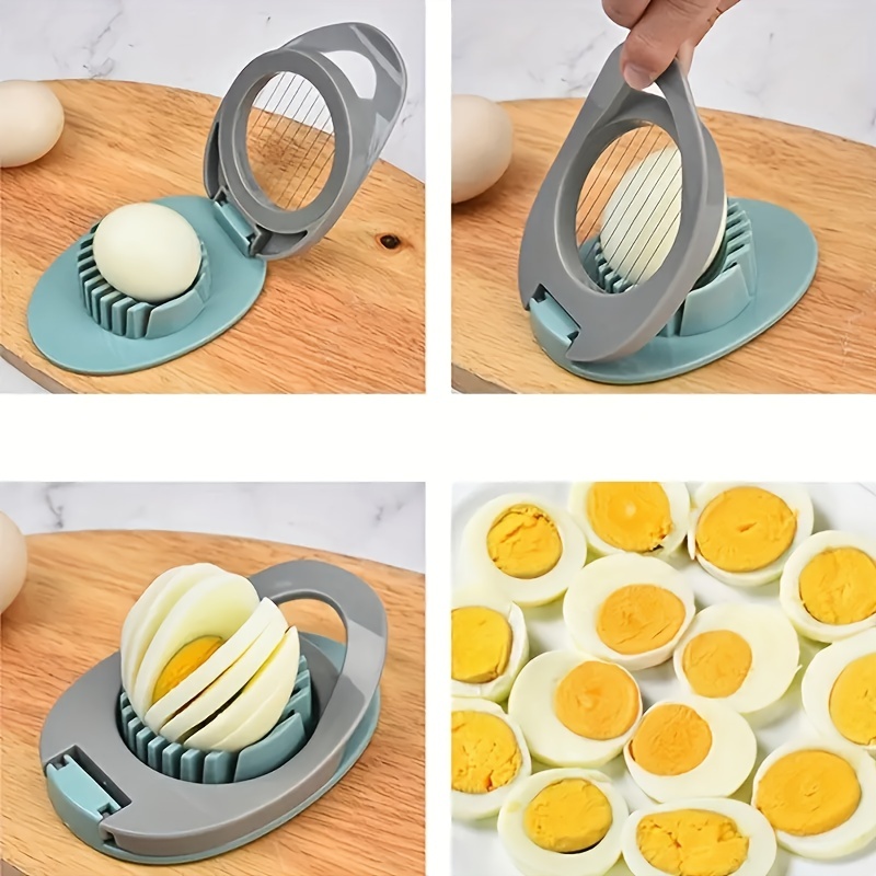 Egg Slicer, Egg Cutter for Hard Boiled Eggs, Efficient