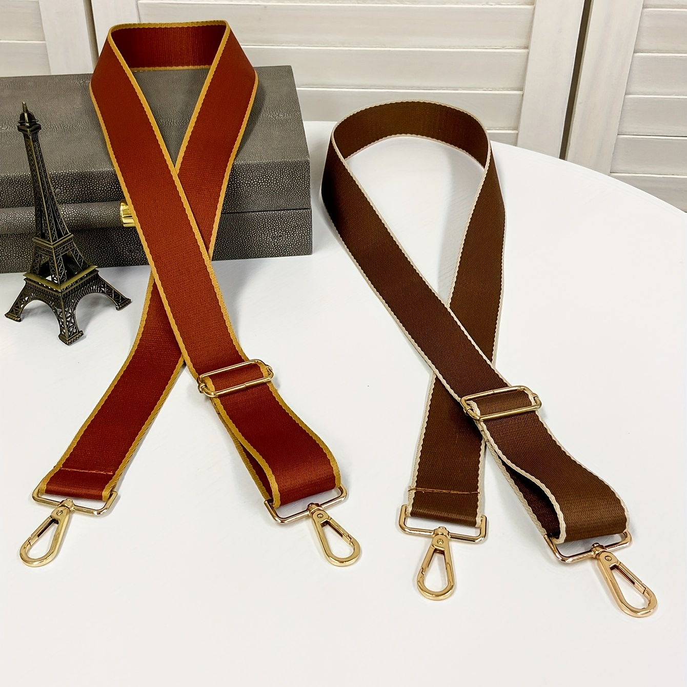 Colorblock Adjustable Bag Strap for Shoulder Bags