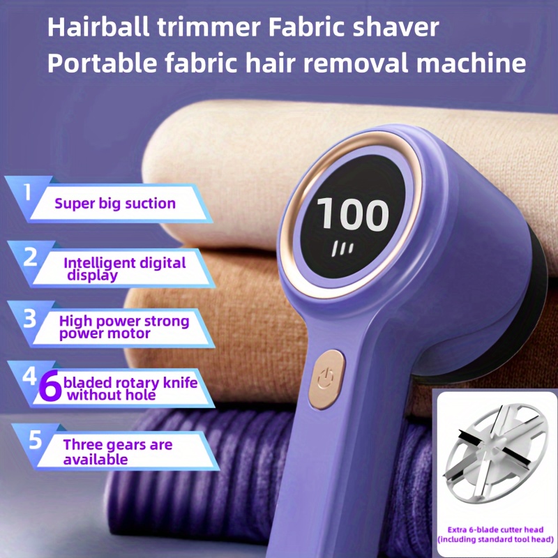 Portable Fabric Shaver: Quickly Easily Remove Lint Fuzz - Temu