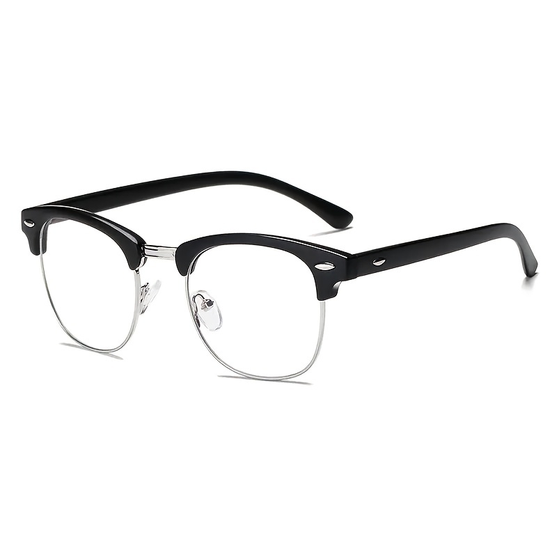 Retro black store frame glasses