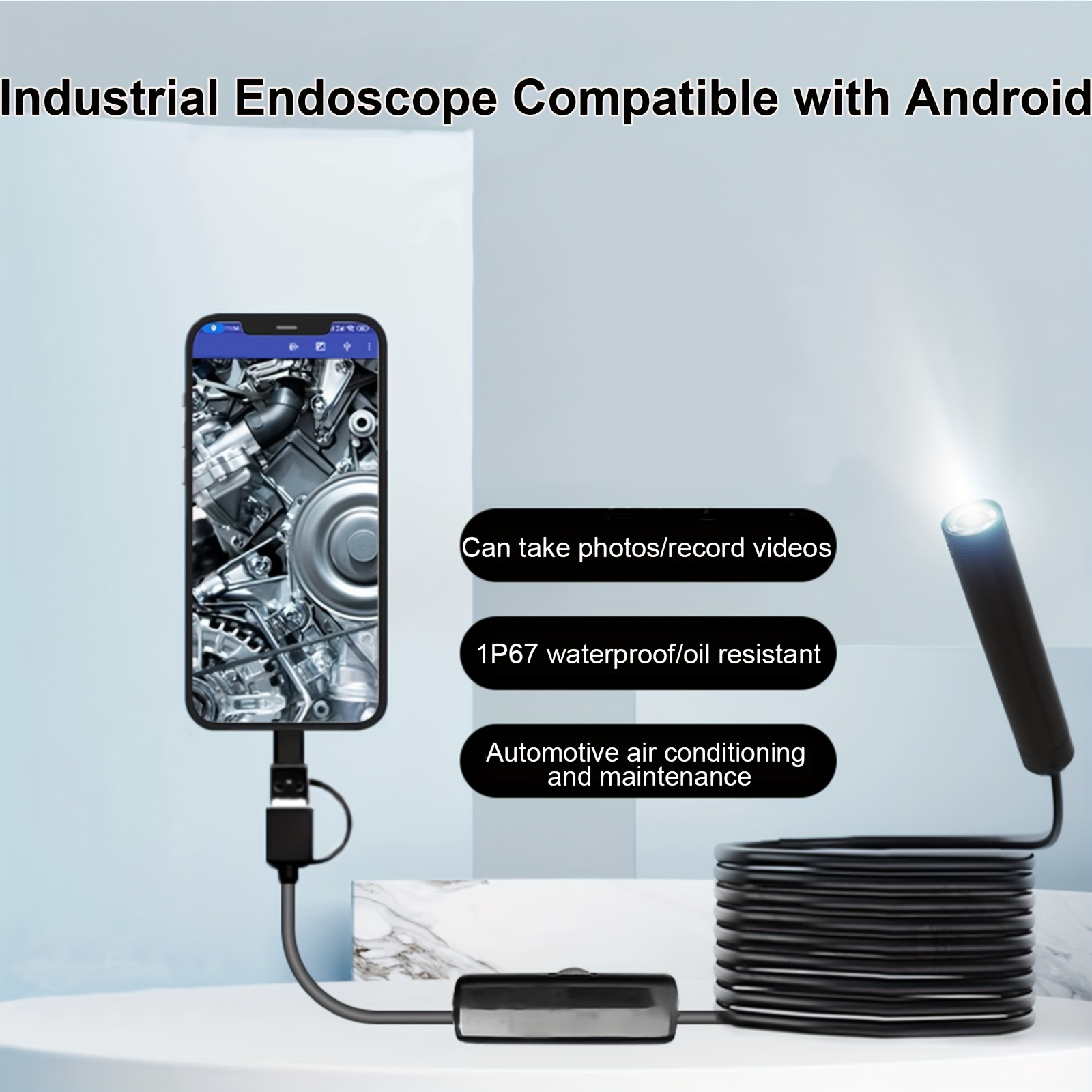 Interface spéciale pour caméra endoscope micro USB IPhone 1pc