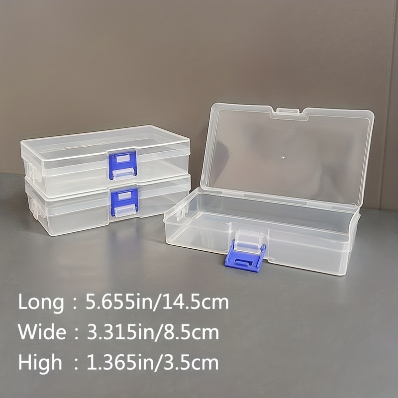Plastic Storage Boxes Transparent Small Box Fish Hook - Temu United Kingdom