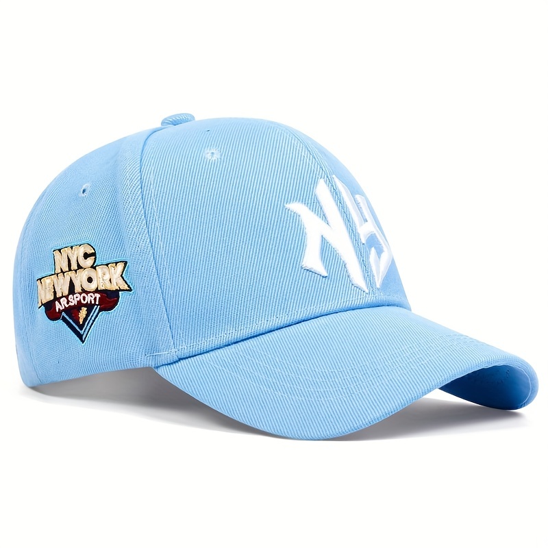New York Embroidery Baseball Baseball Hat Casual Adjustable Sun Hat unisex Hip Hop Dad Hats for Women Men,Temu