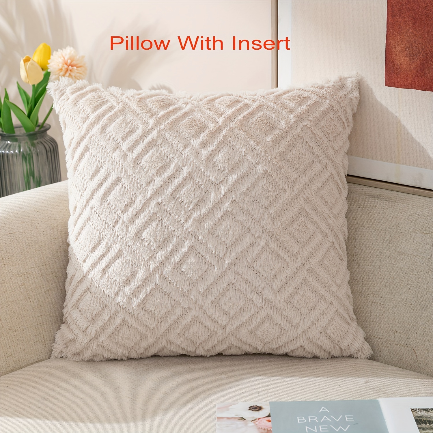 Throw Pillow Inserts Down Feather Pillow Core White Decorative Sofa Cushion  Couch Pillow For Bedroom Living Room Home Decor - Temu