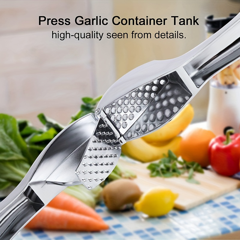 Garlic Press Mincer, Ginger Crusher Peeler Squeezer, Stainless Steel Garlic  Presser Chopper Professional Food Grade, Kitchen Gadgets, Kitchen Supplies,  Kitchen Tools - Temu Germany