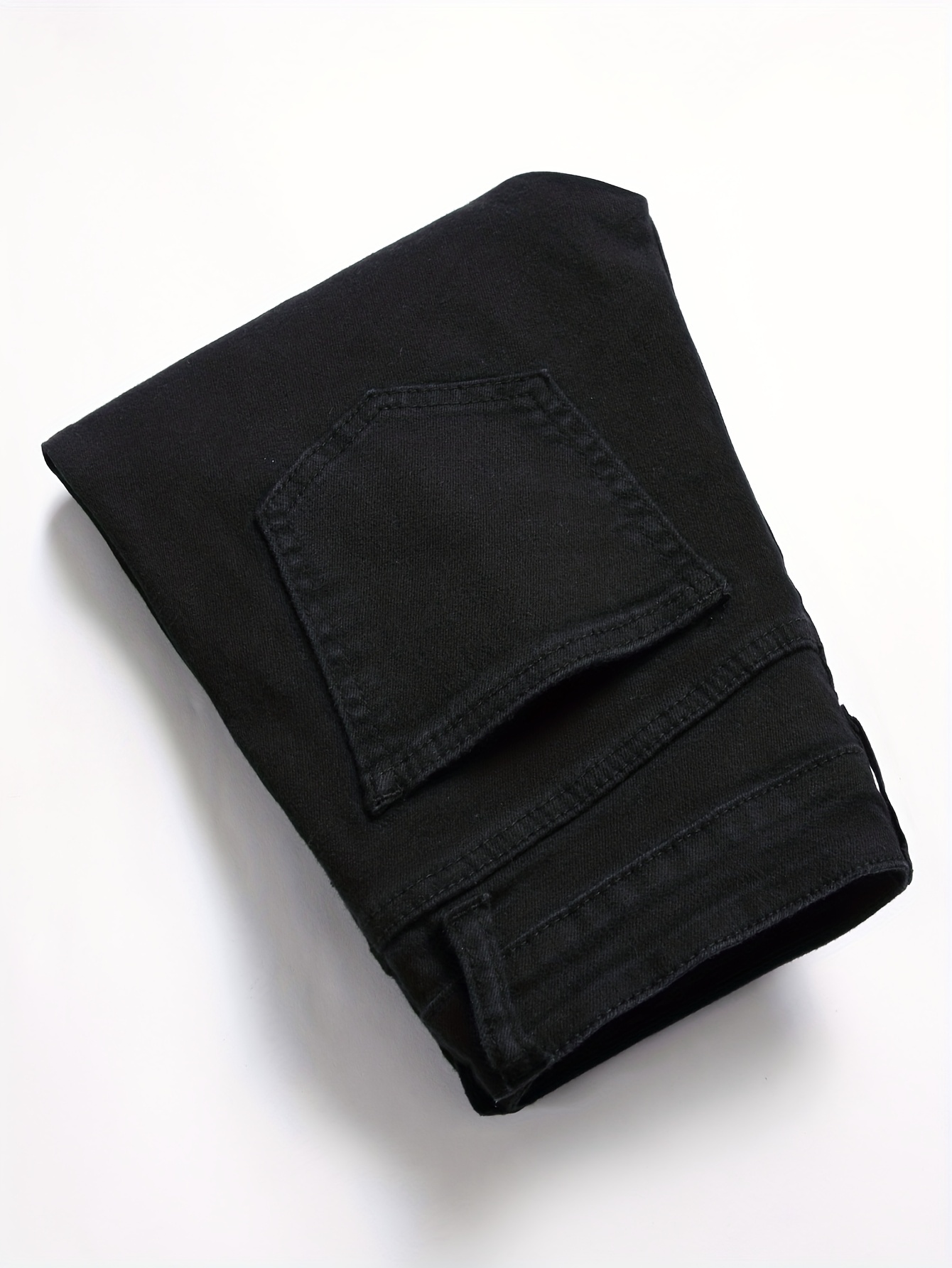 Black Jeans Cool Kids! Ripped Denim Pants Pockets Boy's - Temu Canada