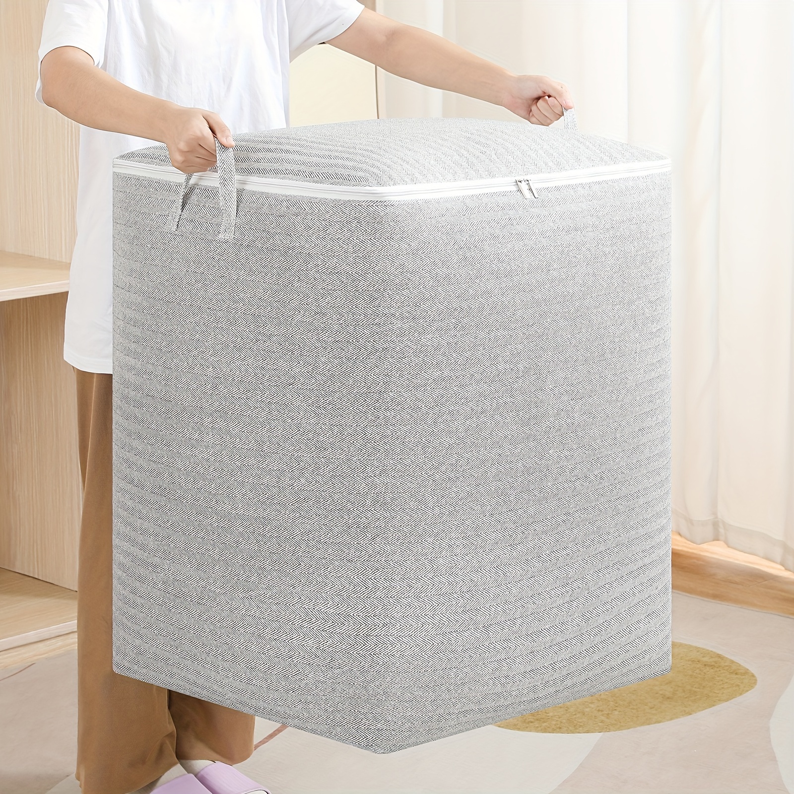 1pc Large Capacity Storage Bag For Clothes, Blankets, Etc